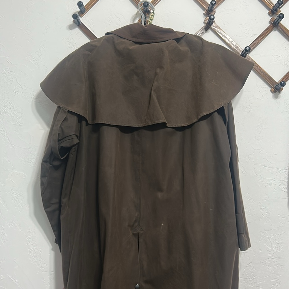 Mens Oiled Duster - Picture 4 of 13